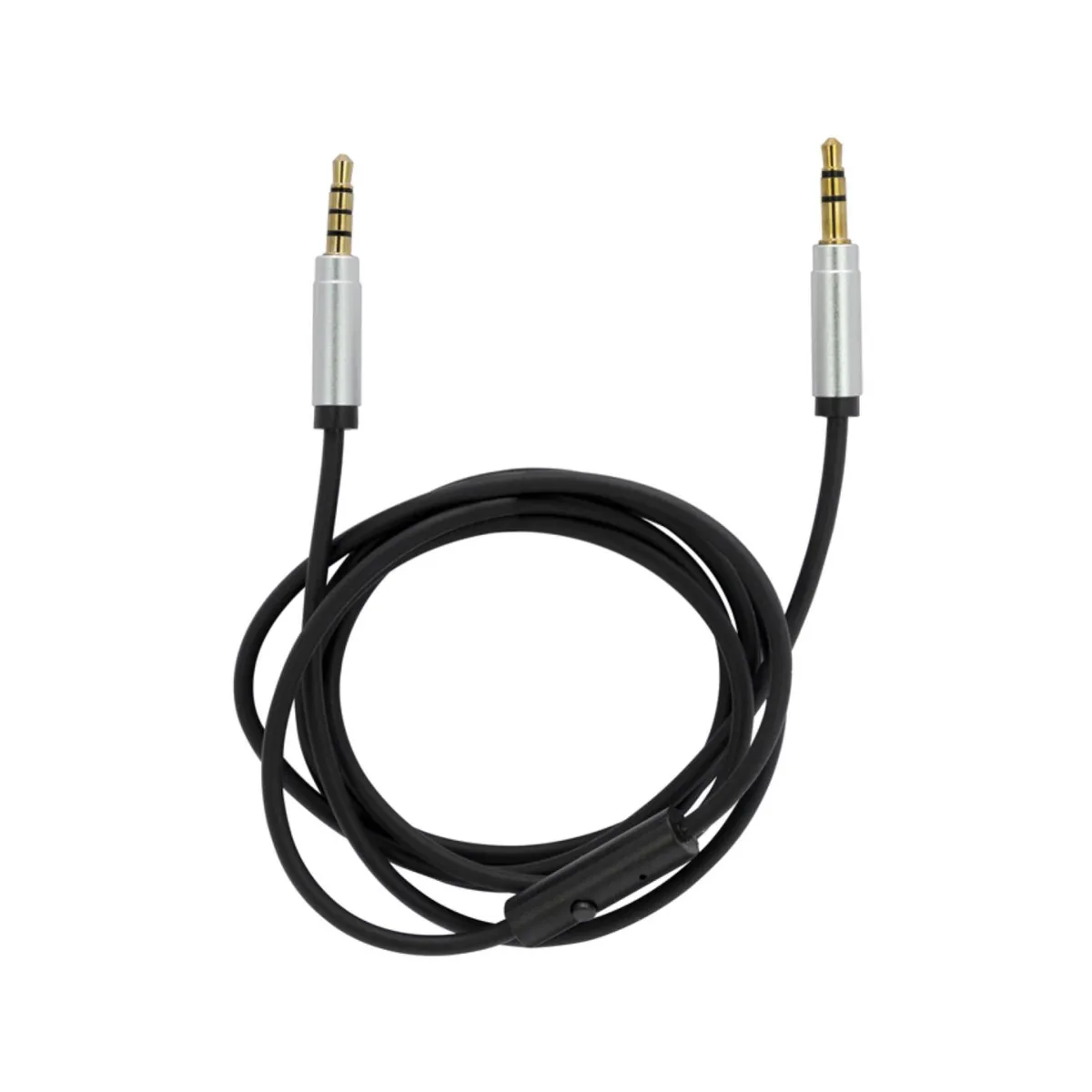 PHILCO - Cable Auxiliar De Audio Con Microfono Jack 3.5 A Jack 3.5 Philco