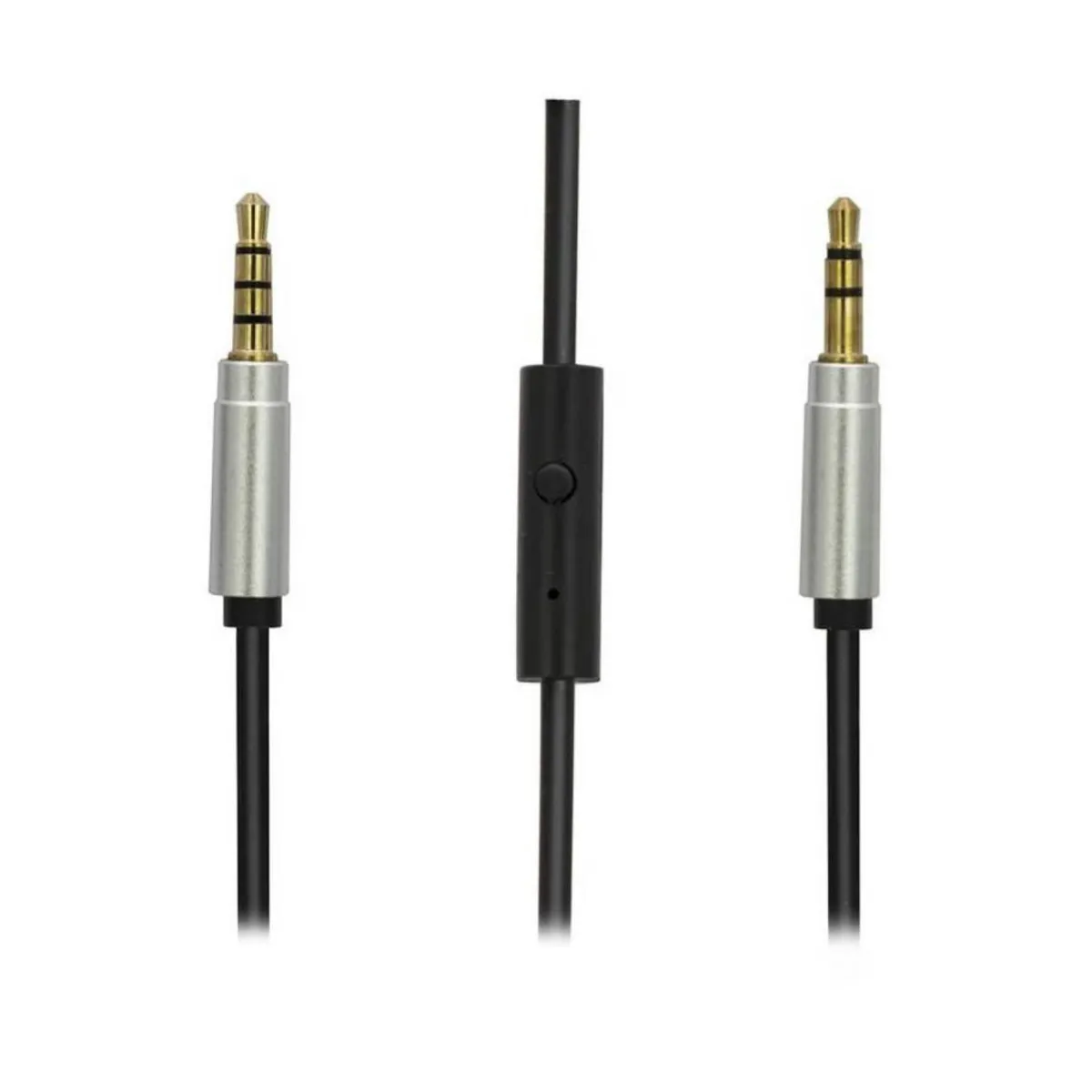PHILCO - Cable Auxiliar De Audio Con Microfono Jack 3.5 A Jack 3.5 Philco