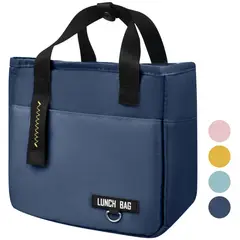 AIZO - Bolso Lonchera Térmica Tela Oxford Multicolores Portátil