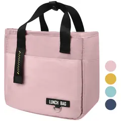 AIZO - Bolso Lonchera Térmica Tela Oxford Multicolores Portátil
