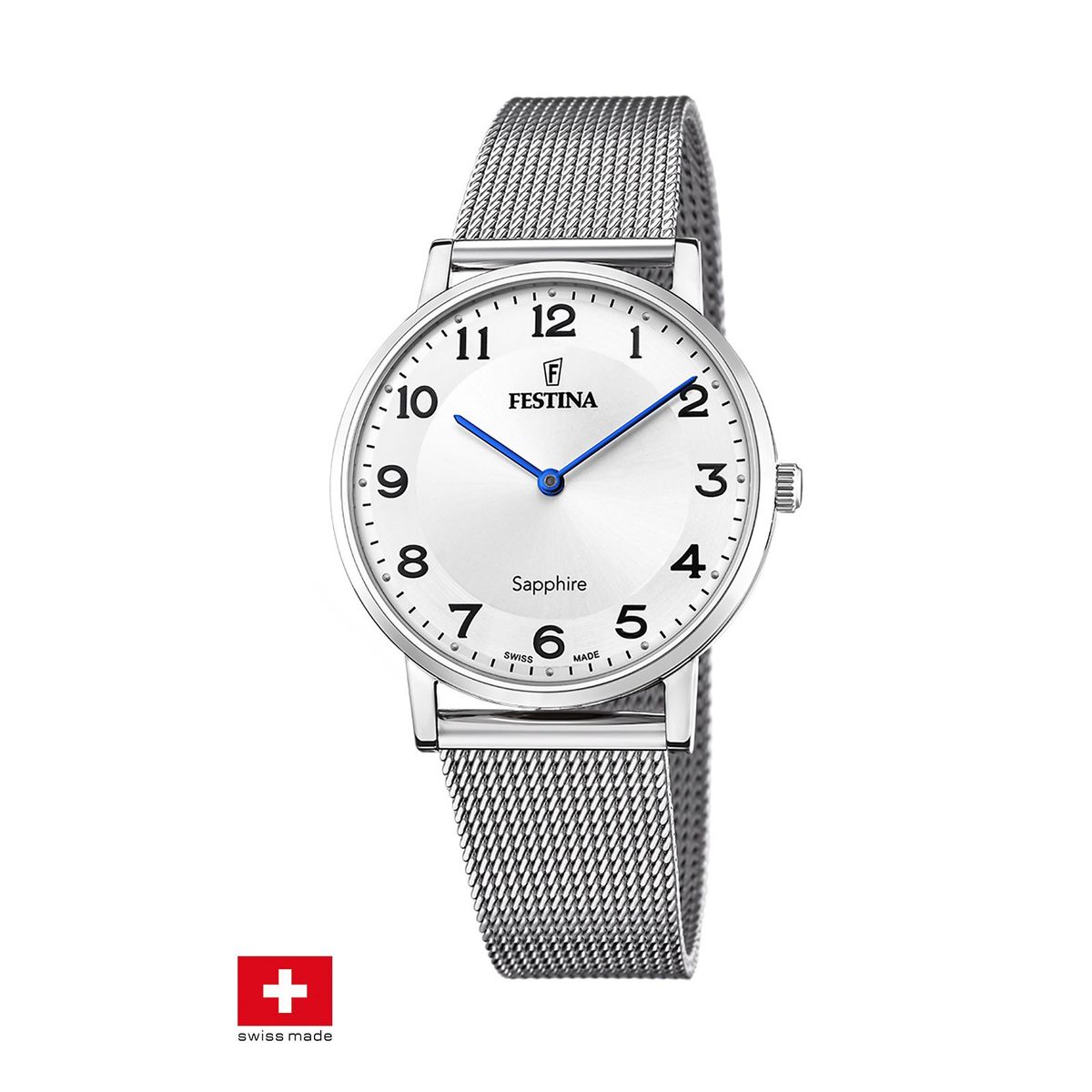 FESTINA SWISS - Reloj F20014/5 Festina Swiss Blanco Hombre Swiss Made