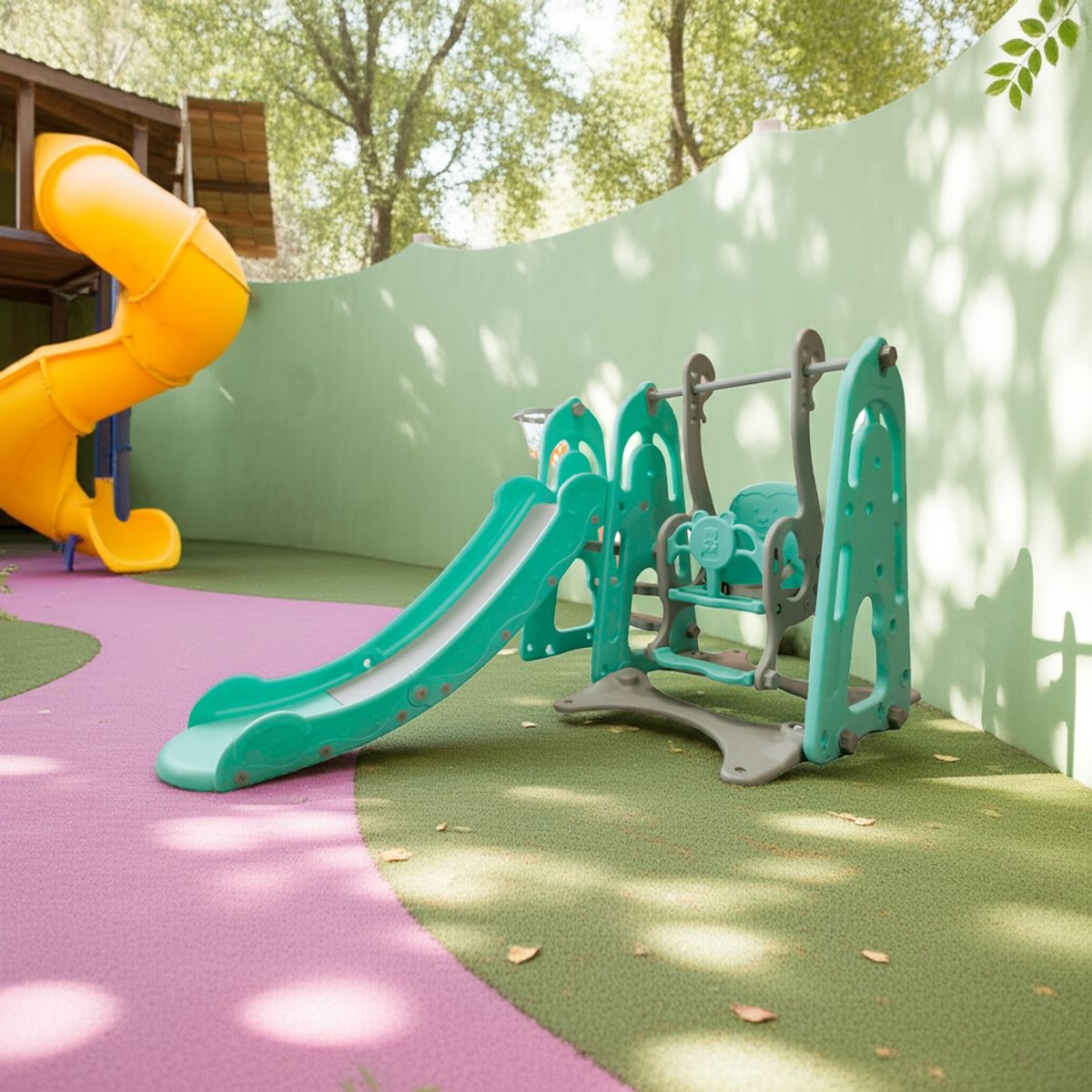 IGPRO - Resbalín 3 en 1 columpio aro de baloncesto (Medium) IGPRO