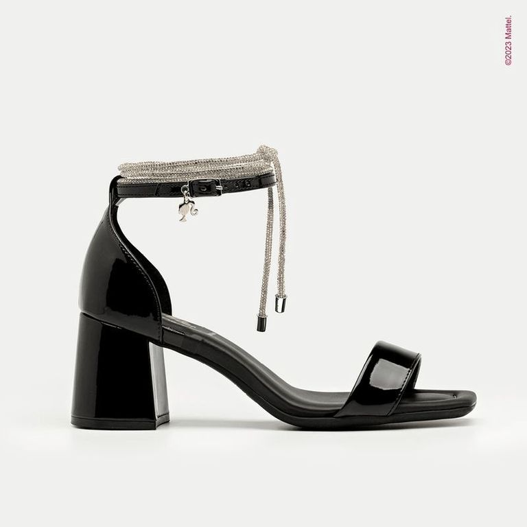 Sandalia Mujer 6300 Barbie Negro