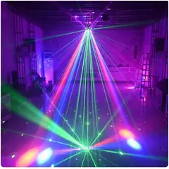 GENERICO - 3 beam laser moving head light 18x10w RGBW 4in1 LED