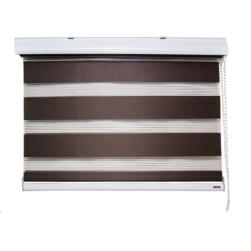 CLEMS CORTINAS - Cortina Roller Duo 075X160 Cafe