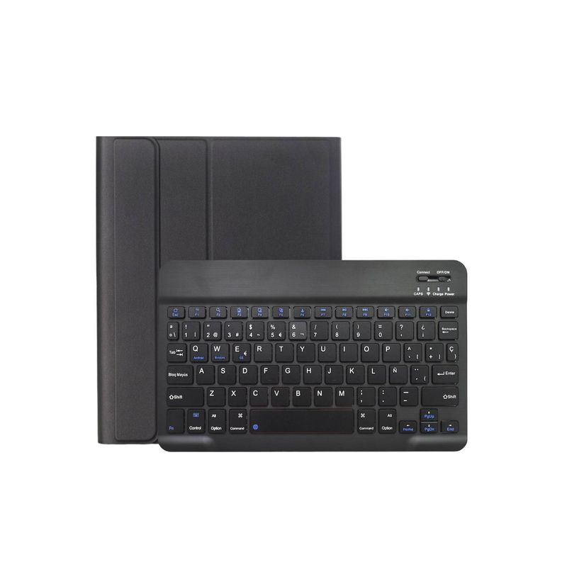 GENERICO - CARCASA SMART CON TECLADO PARA IPAD 10.9 10ma GENERACION  -GRIS-