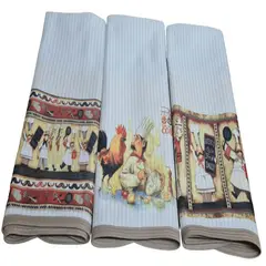 DCOBRE - Pack 3 Paños de loza en Cobre modelo Cocinero y Gallo