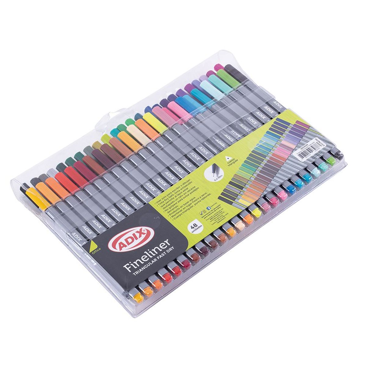 ADIX - SET LIBRO MANDALA + 48 MARCADORES FINELINER