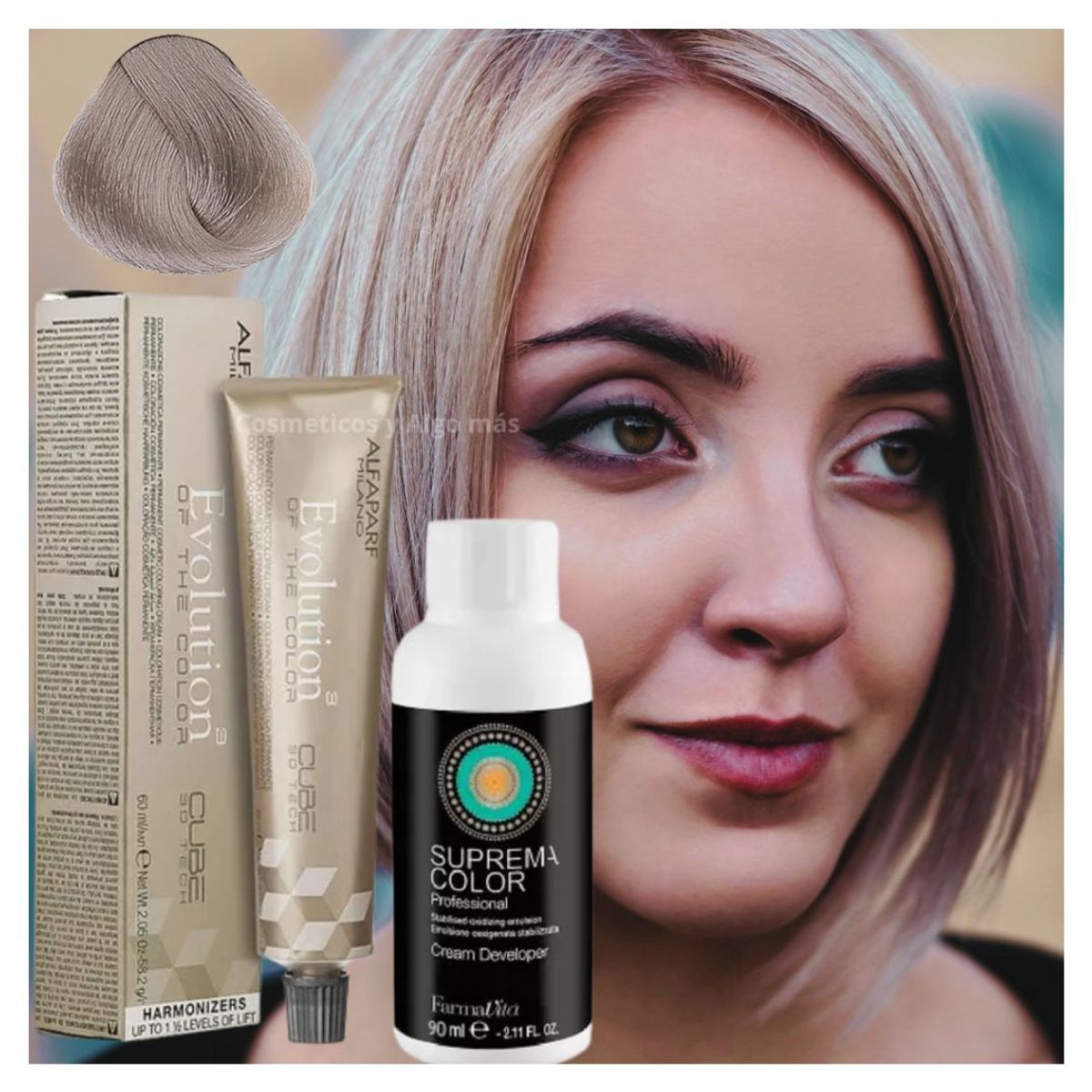 ALFAPARF MILANO - TINTURA PERMANENTE EVOLUTION CON ACIDO HIALURONICO DE ALFAPARF.