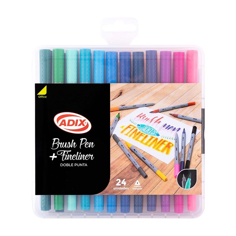 ADIX - SET MARCADORES BRUSH PENFINELINER
