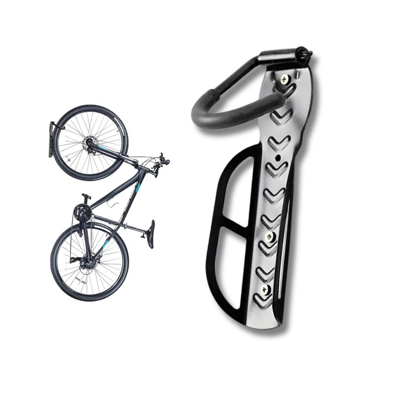SANTU HOME & DECO - Porta Bicicletas Para Muralla Colgador De Bicicleta