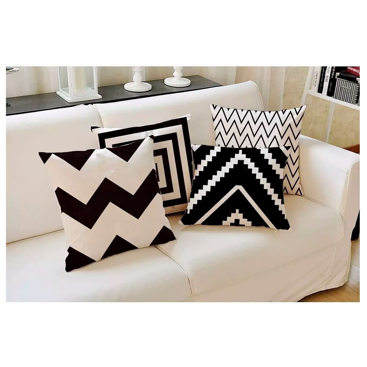 GENERICO - Pack 4 Fundas Cojin Terciopelo 45x45cm