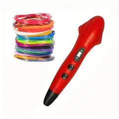 SMAFFOX - Lápiz impresora 3D PLA ABS SM-03 LCD 54m de Filamentos