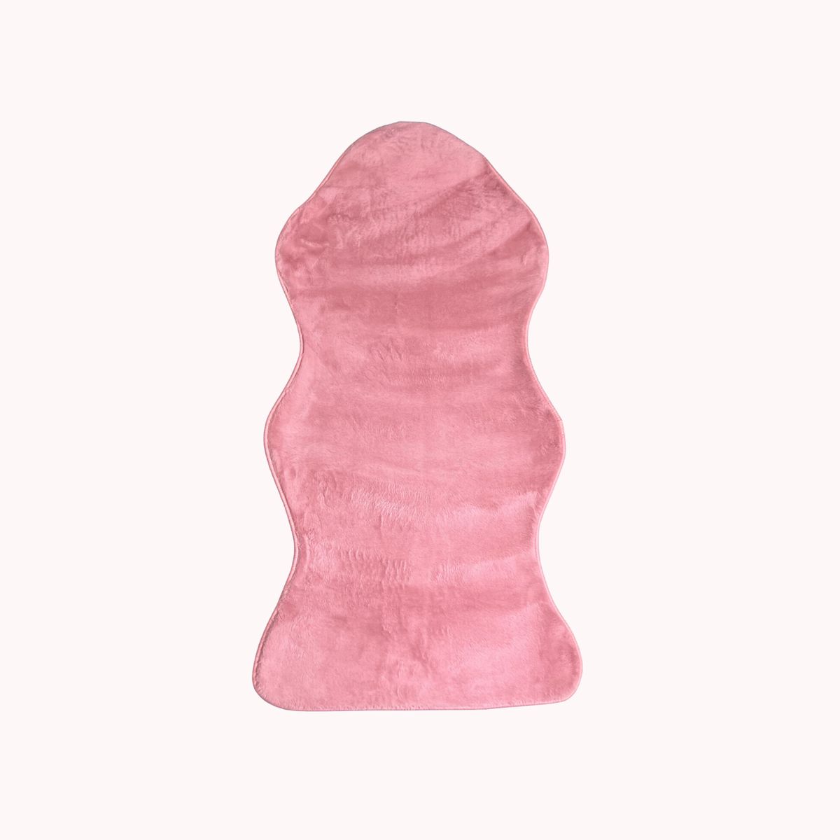 SANTU HOME & DECO - Bajada De Cama Alfombra Manta Peluda 120x60cm Rosa