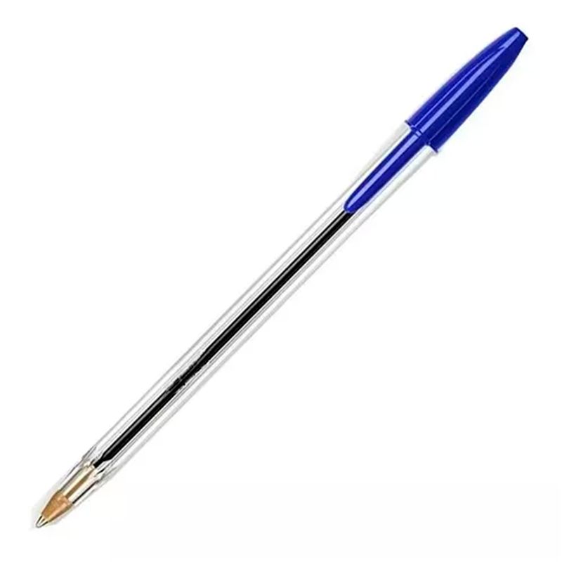 ESHOPANGIE - Caja 50 Lápiz Pasta Bolígrafos Azul Punta Redonda