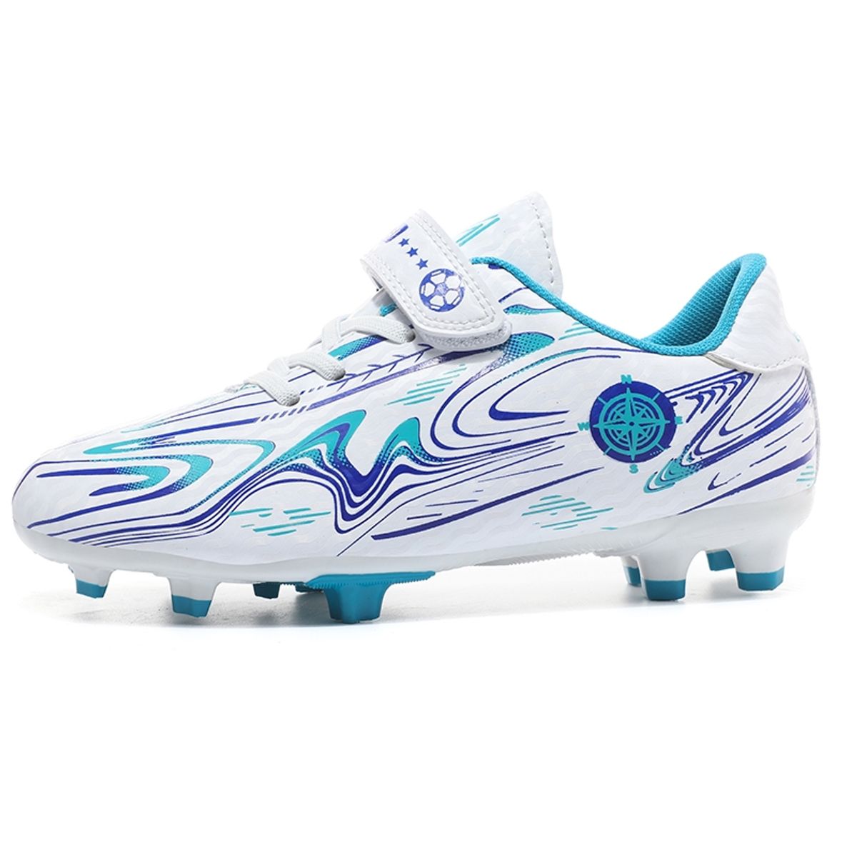 SHANDIAN - Zapatos de futbol niño FG zapatillas de futbol unisex niño