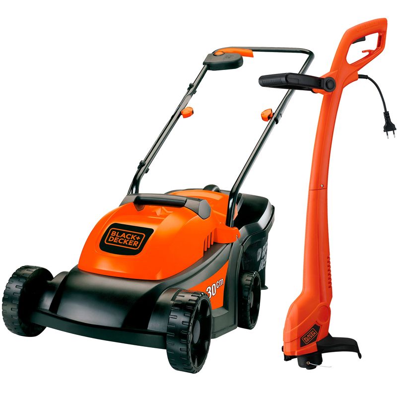 BLACK+DECKER - Cortadora De Pasto 1000W + Orilladora BLACK+DECKER