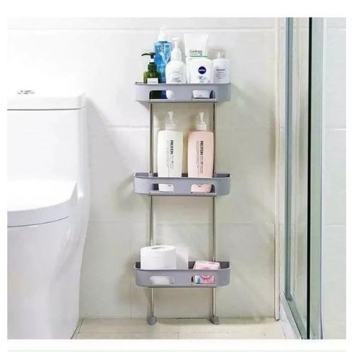 GENERICO - Estante Organizador para Baño 3 Niveles