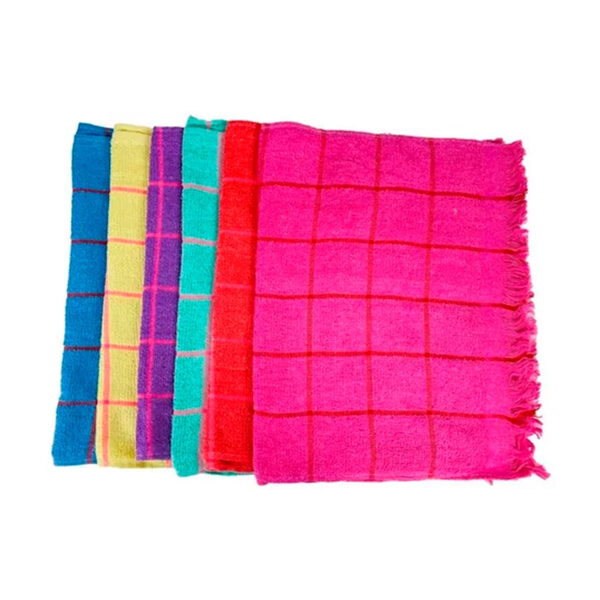 GENERICO - Set 12 Paños De Cocina Toalla De Colores