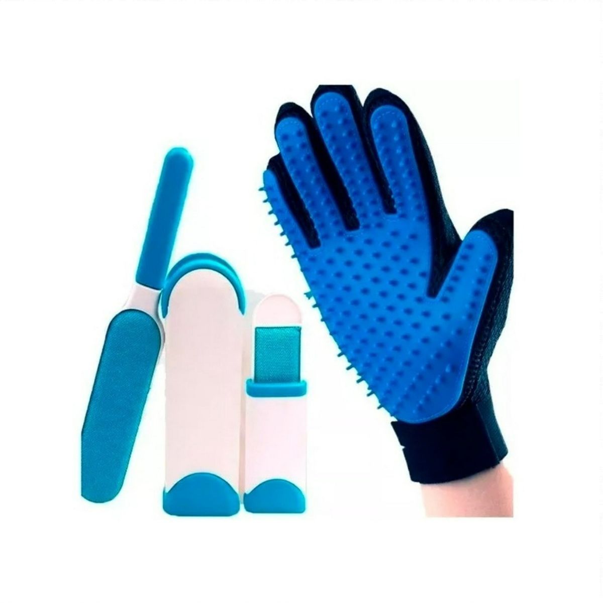 GENERICO - Cepillo Guante Saca Pelos Pelusas De Mascotas Perros Gatos.