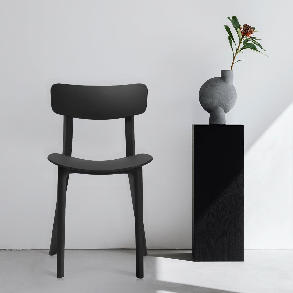 FORM DESIGN - Silla de Comedor Phil Negro Form