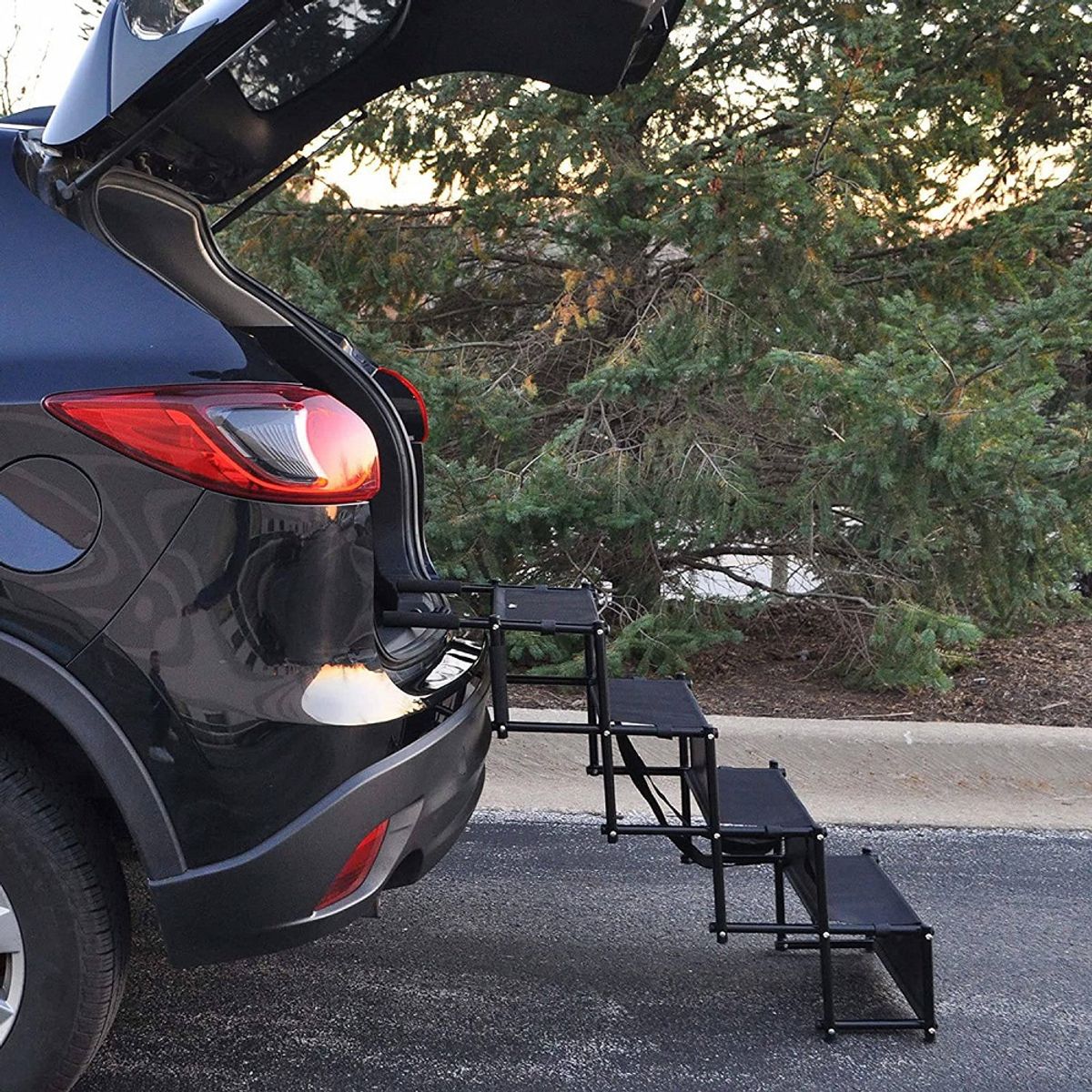 LERNEN - Escalera Para Perros Y Mascotas De 4 Peldaños - Resistente