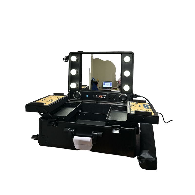 GENERICO - Maleta de Maquillaje Profesional Con Luz Led