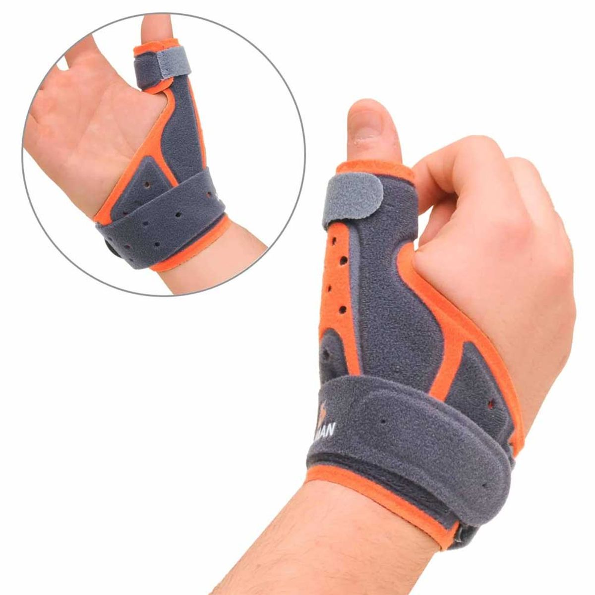 ORLIMAN - Férula inmovilizadora de dedo pulgar - M770 - Orliman - Gris - M