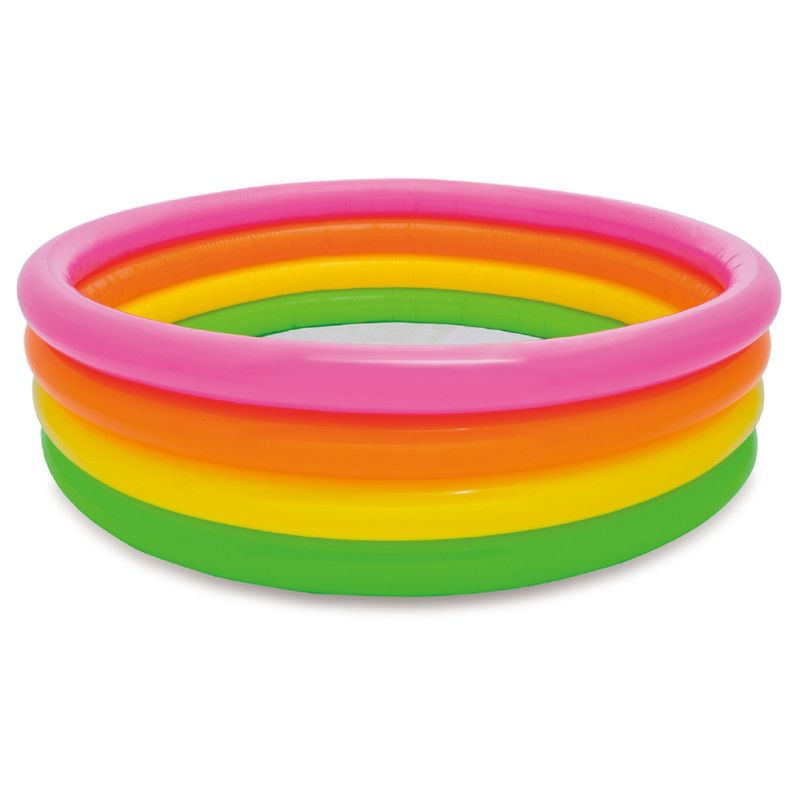 INTEX - PISCINA PARA BEBÉ SUNSET GLOW 1.68 M X 46 CM INTEX