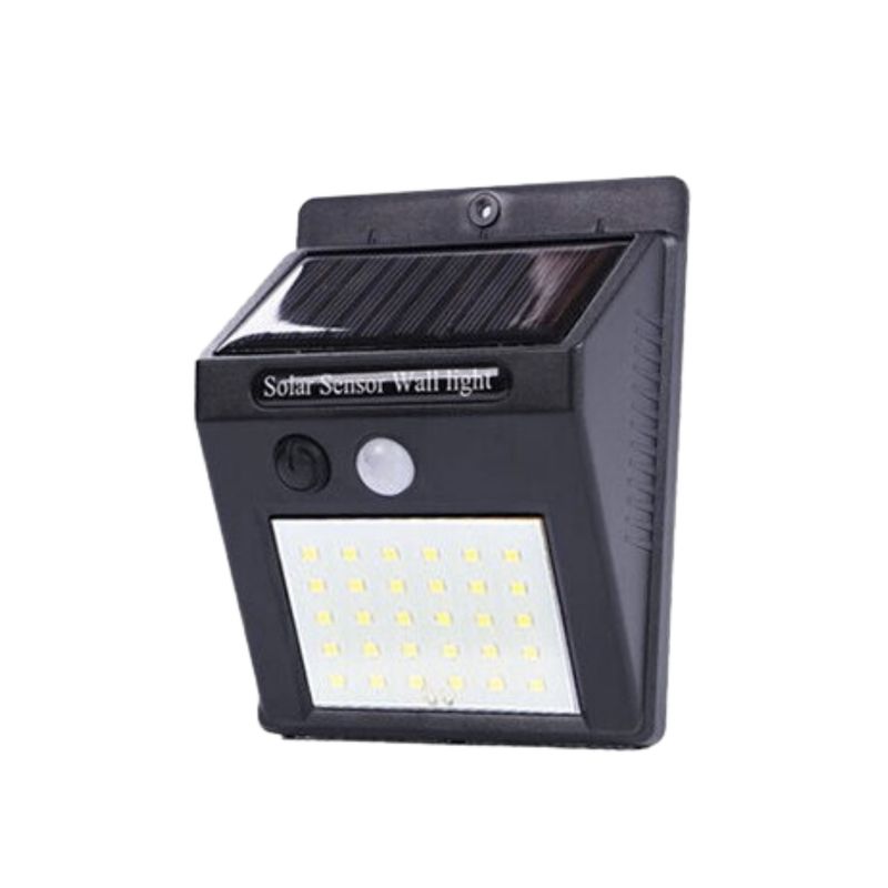 SANTU HOME & DECO - Foco Solar 30 Led Con Sensor De Movimiento Para Exterior