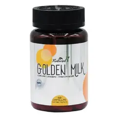 GENERICO - Golden Milk x 60 Capsulas (Curcuma + Genjibre + Pimienta Negra) N7