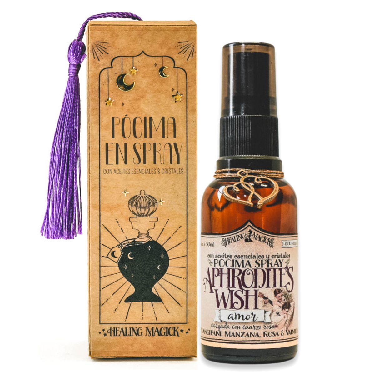 HEALING MAGICK - Deseo de Afrodita Spray de Ritual Amor