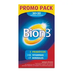 GENERICO - Pack Promocion 2 Bion 3 x 30 Comprimidos Recubiertos