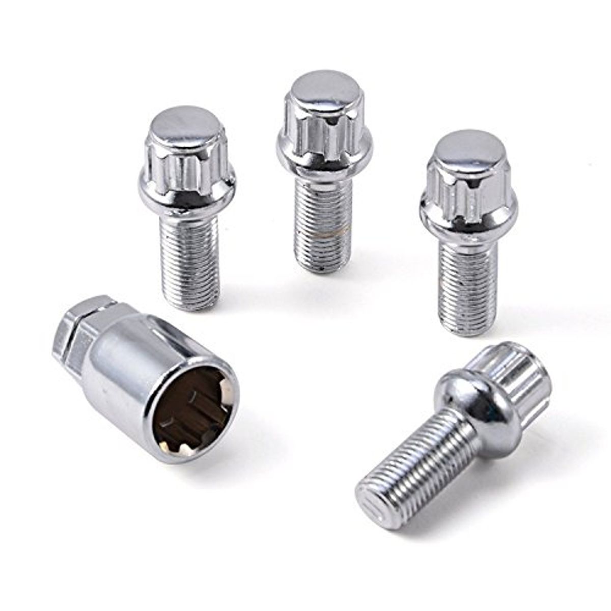 GENERICO - Pack Pernos De Seguridad Acero Llave 12x125 Karvas