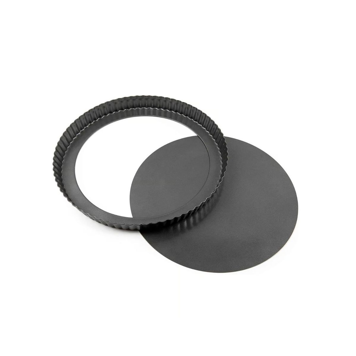 GENERICO - Pack 6 Moldes Kuchen Desmontable Acero Sweet Cook 26cm.