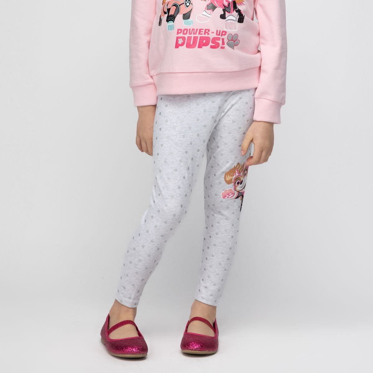 PAW PATROL - Calza Niña Paw Patrol Puntos Gris Paw Patrol