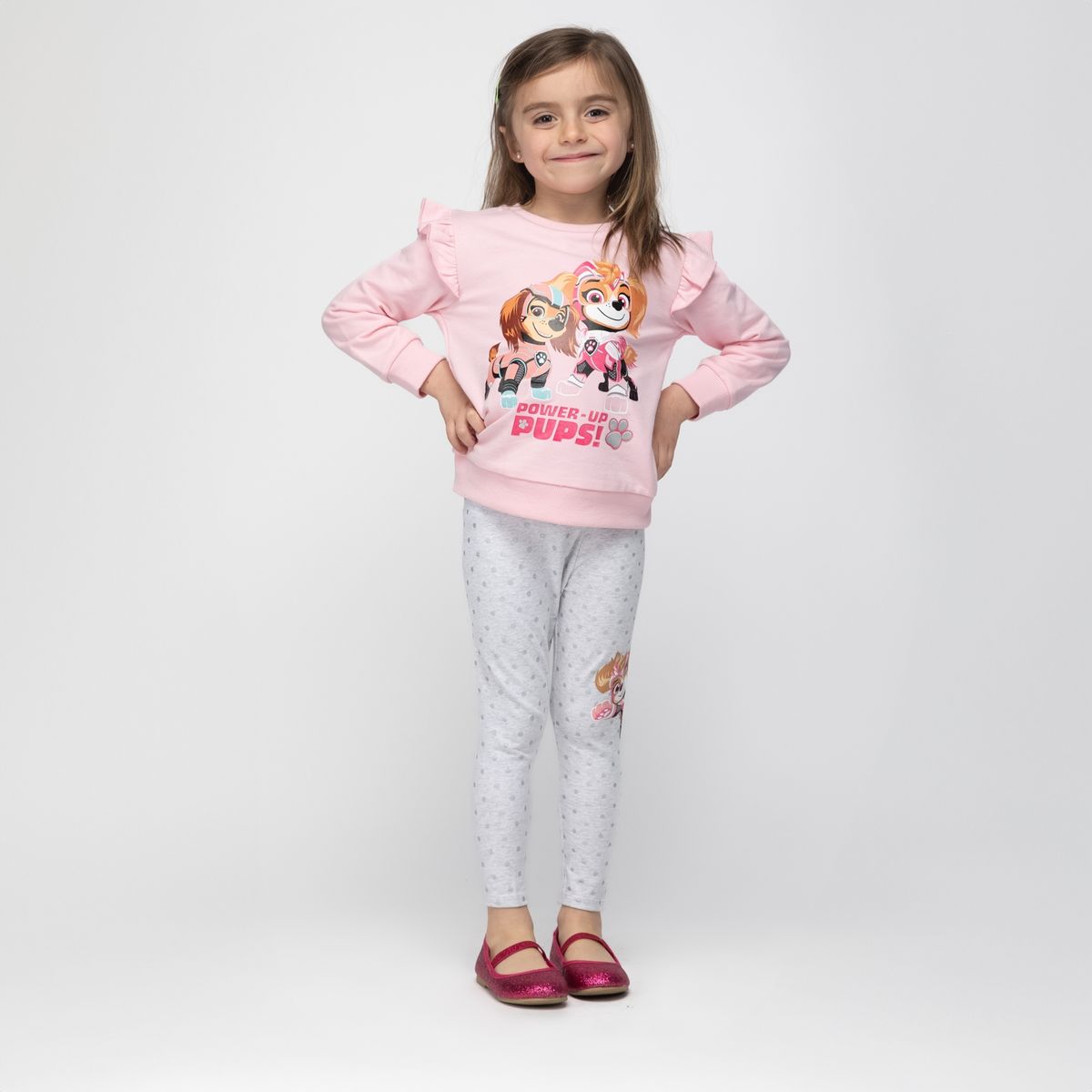 PAW PATROL - Calza Niña Paw Patrol Puntos Gris Paw Patrol