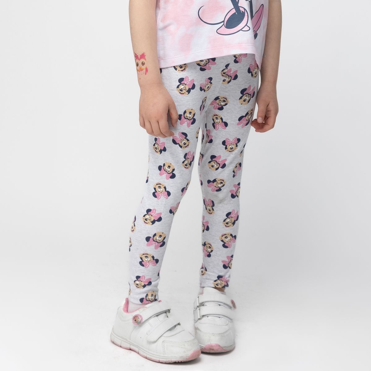 DISNEY - Calza Niña Minnie Caritas Gris Disney