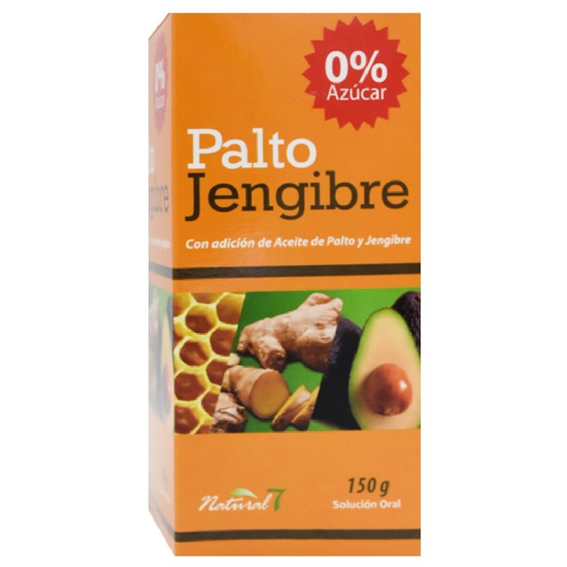 GENERICO - Palto Jengibre Jarabe 0% Azucar 120 Ml