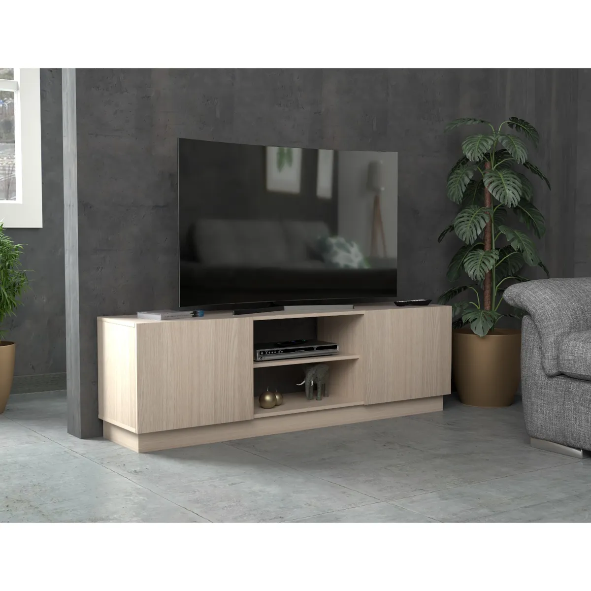 INVAL - Rack de TV Arena 160x50x38 cm  MTV22719