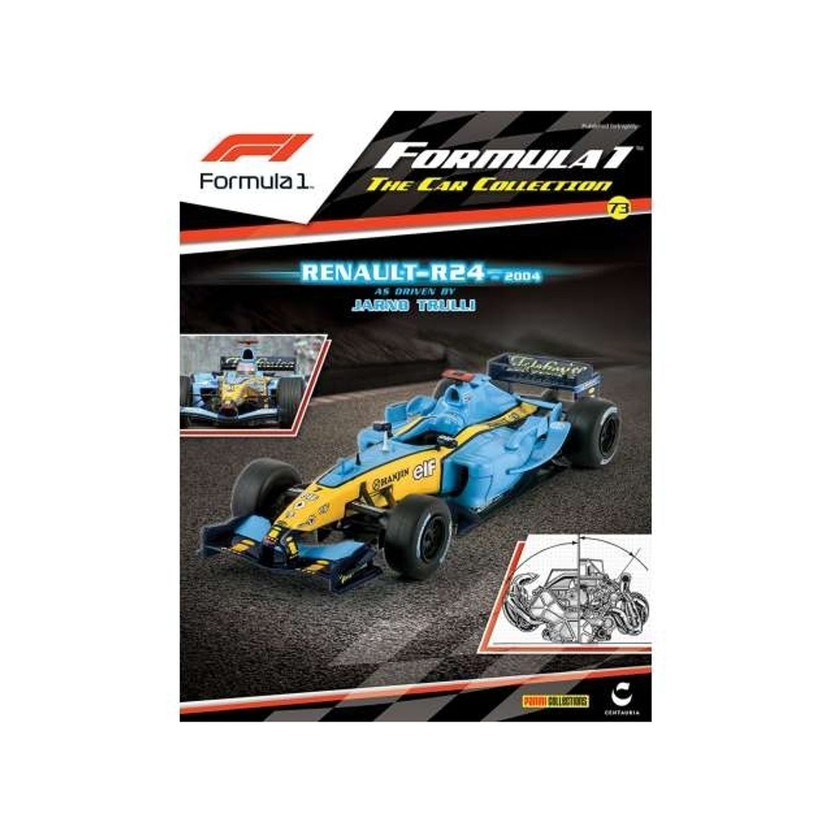 GENERICO - MAGAZINE F1R24 1-43 RENAULT TRULL1 2004 R24 F1