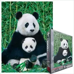 EUROGRAPHICS - 6000-0173 PANDA AND BABY PUZZLE 1000 PIEZAS