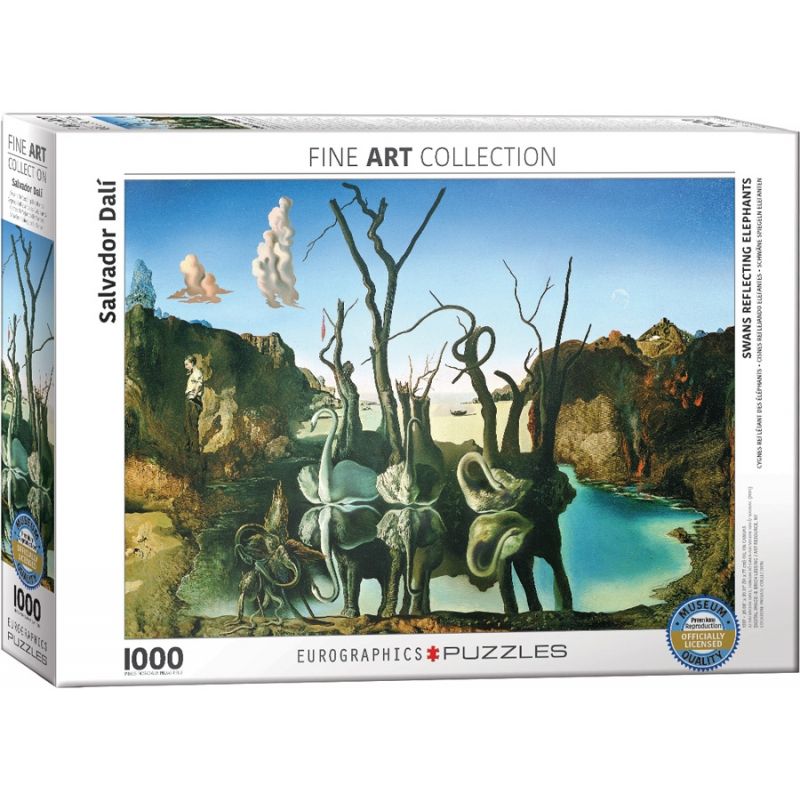EUROGRAPHICS - EUROGRAPHICS 6000-0846 SWANS REFLECTING ELEPHANTS PUZZLE