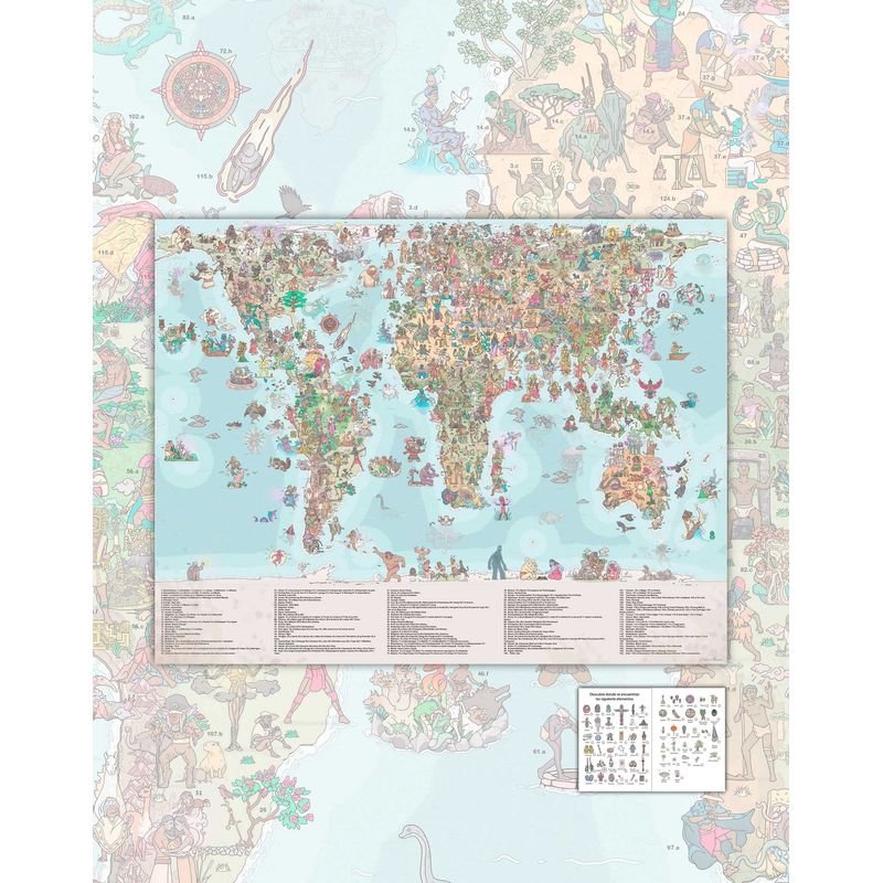 MAPPIN - Mapa de las Creencias del Mundo - Lámina