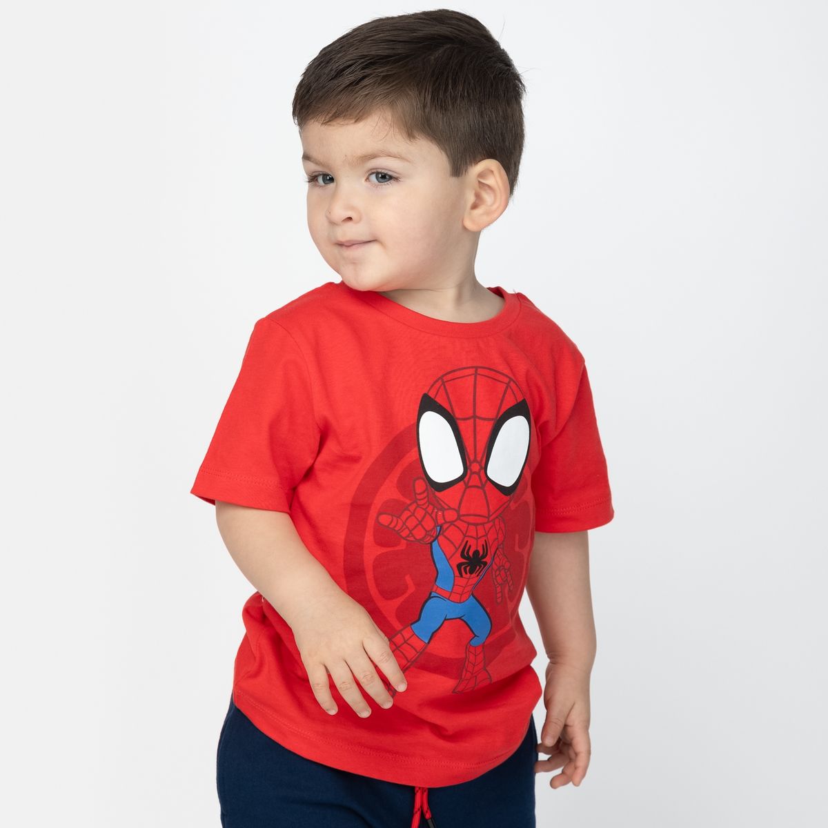 MARVEL - Polera Niño Spidey Circulo Rojo Marvel