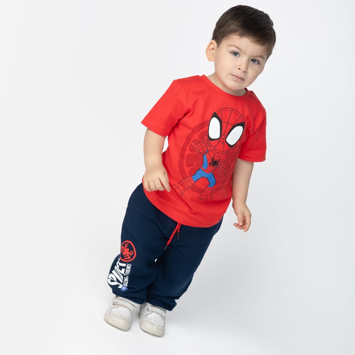 MARVEL - Polera Niño Spidey Circulo Rojo Marvel