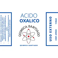 GENERICO - Acido Oxalico 1 Kg (sal Oxálica)