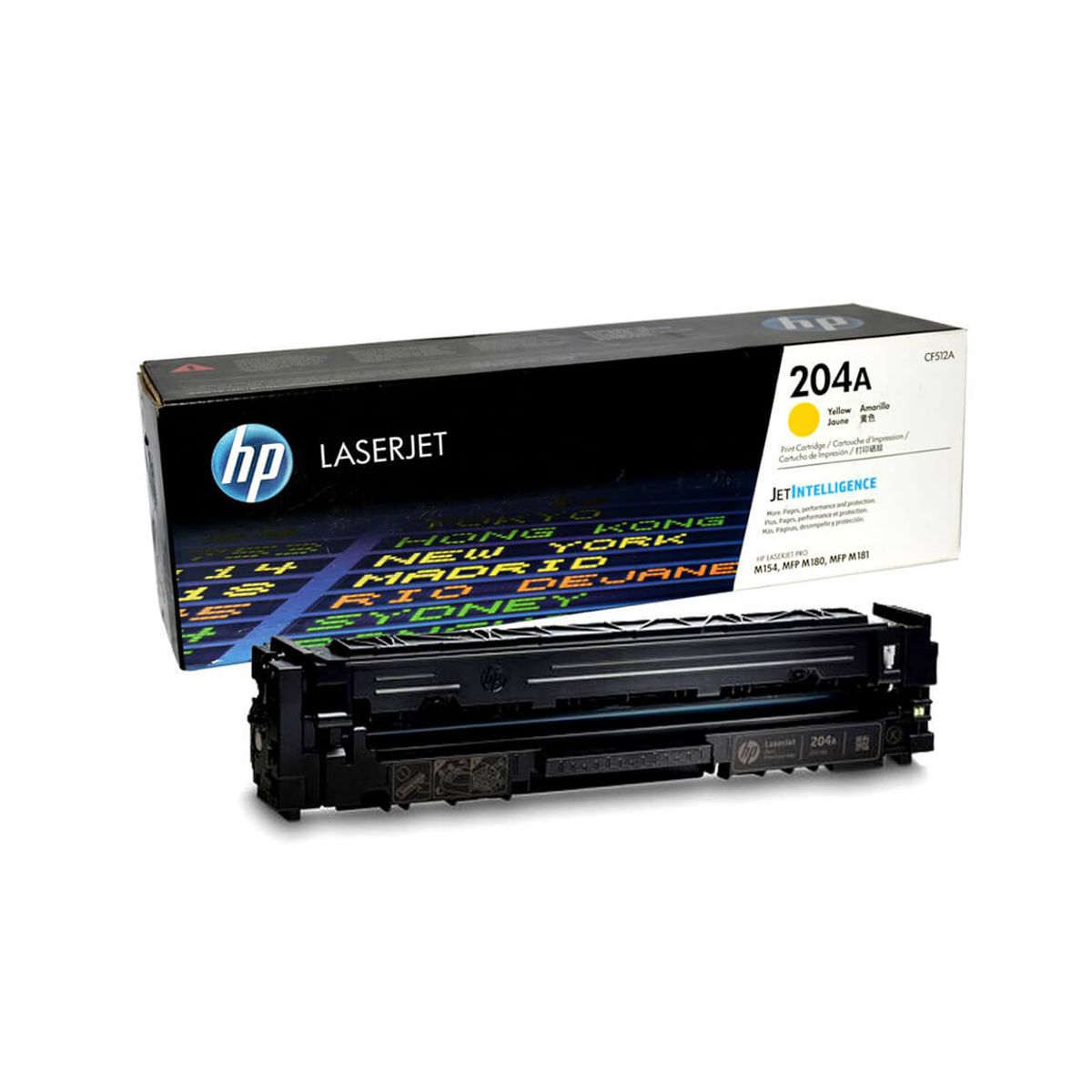 HP - Cartucho Tóner HP 204A Amarillo 900 pag LaserJet Original HP