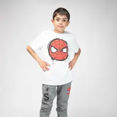 MARVEL - Polera Niño Spiderman White Blanco