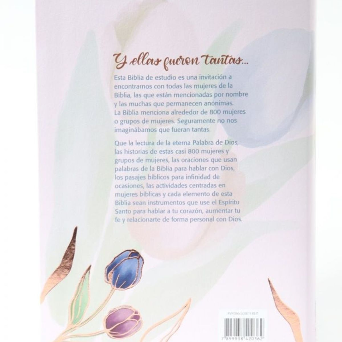 SOCIEDAD BIBLICA CHILENA - Biblia de Estudio Mujer RVR60 Letra grande índice Tulipán